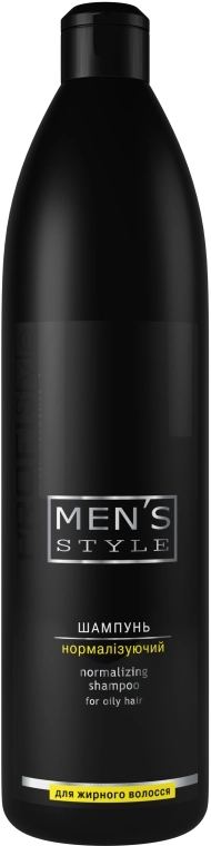 Мужской нормализирующий шампунь - Profi Style Men's Style Normalizing Shampoo, 1000 мл - фото N1