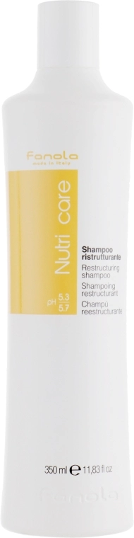 Fanola Реструктуризуючий шампунь для сухого волосся Nutry Care Restructuring Shampoo - фото N3