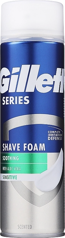 Gillette Піна для гоління для чутливої шкіри Series Sensitive Skin Shave Foam for Men - фото N2