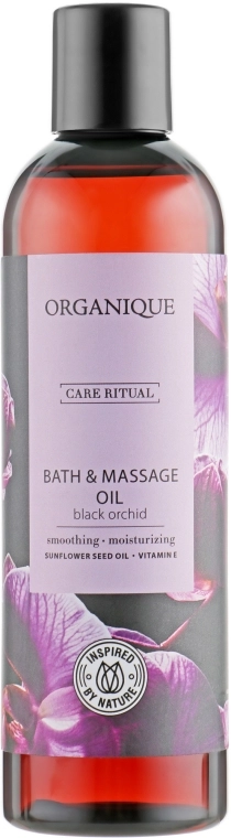 Organique Масло для ванни і масажу "Чорна орхідея" HomeSpa Bath & Massage Oil - фото N3