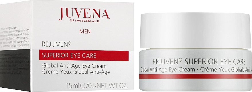 Juvena Комплексный антивозрастной крем ухода за кожей век Rejuven Men Superior Eye Cream - фото N2