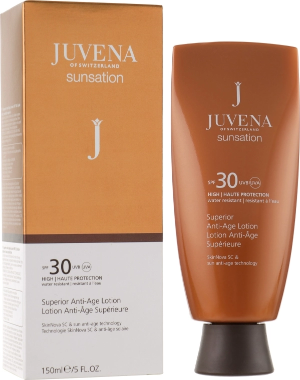 Juvena Антивозрастной солнцезащитный лосьон для лица SPF 30 Sunsation Superior Anti-Age Lotion SPF 30 - фото N1