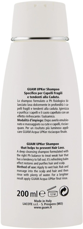 Guam Шампунь від випадіння волосся UPKer Shampoo Hair Loss - фото N2
