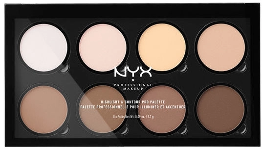 NYX Professional Makeup Highlight & Contour Pro Palette Палетка для контурування - фото N1