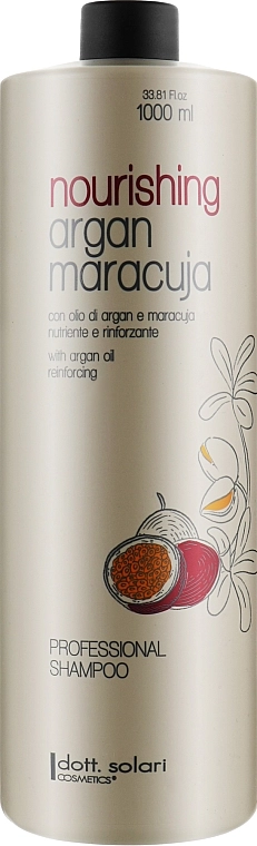 Dott. Solari Шампунь з аргановою олією Science & Welness Argan Oil And Marcuja Shampoo - фото N1