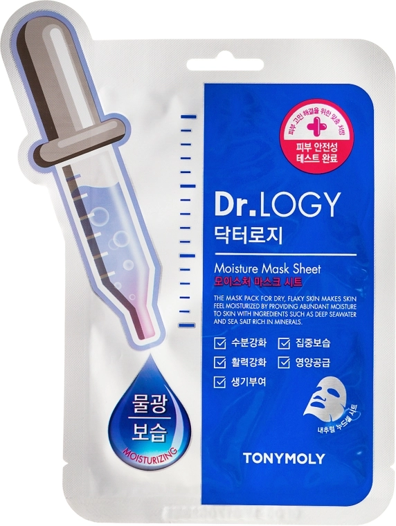 Tony Moly Зволожувальна тканинна маска Dr.Logy Moisture Mask Sheet - фото N1