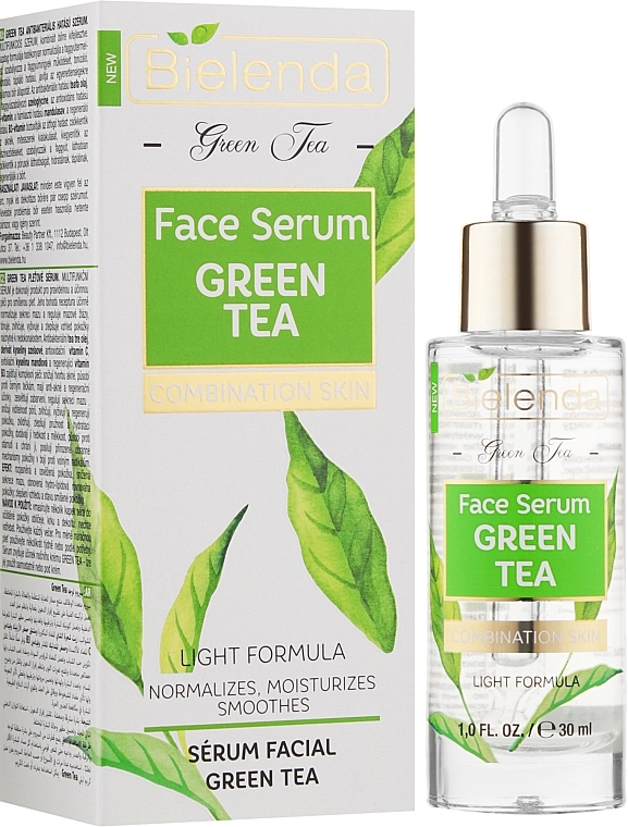 Сироватка з олією чайного дерева для комбінованої шкіри - Bielenda Green Tea Face Serum Combination Skin, 30 мл - фото N5