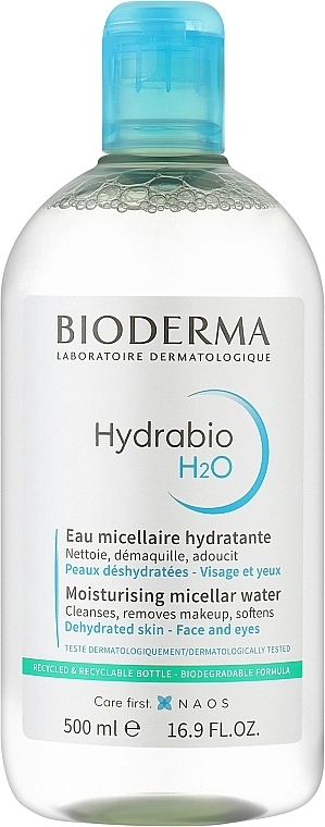 Bioderma Зволожуючий міцелярний розчин Hydrabio H2O Micelle Solution - фото N1