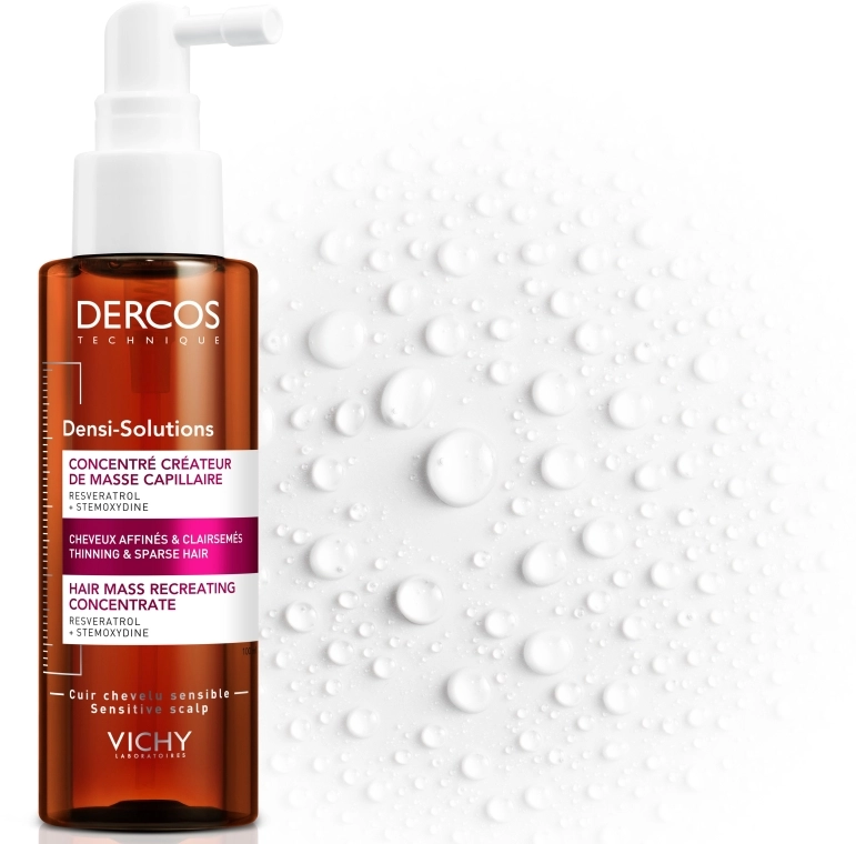 Vichy Концентрат для увеличения густоты волос Dercos Densi-Solutions Hair Mass Recreator Concentrate - фото N3