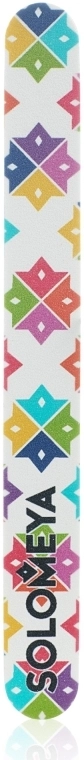 Solomeya Пилочка для нігтів "Королева квітів", 180/220 грит Color Queen - фото N1