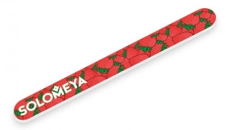 Solomeya Пилка для нігтів "Суничний шейк", 180/220 грит - фото N3