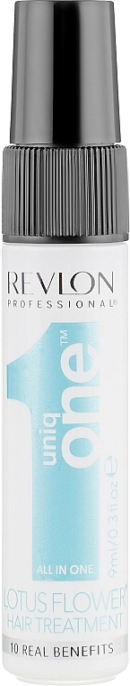 Revlon Professional Спрей-маска для волос с ароматом цветка лотоса Uniq One Lotus Flower Hair Treatment (пробник) - фото N1