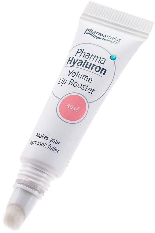 Pharma Hyaluron (Hyaluron) Бальзам для губ "Розовый" Pharma Hyaluron Pharmatheiss Cosmetics Volume LipBooster Rose - фото N4