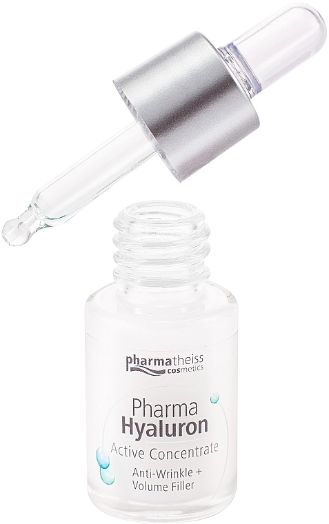 Pharma Hyaluron (Hyaluron) Сироватка для обличчя "Активний гіалурон + пружність" Pharmatheiss Cosmetics Active Concentrate Anti-wrinkle + Volume Filler - фото N4