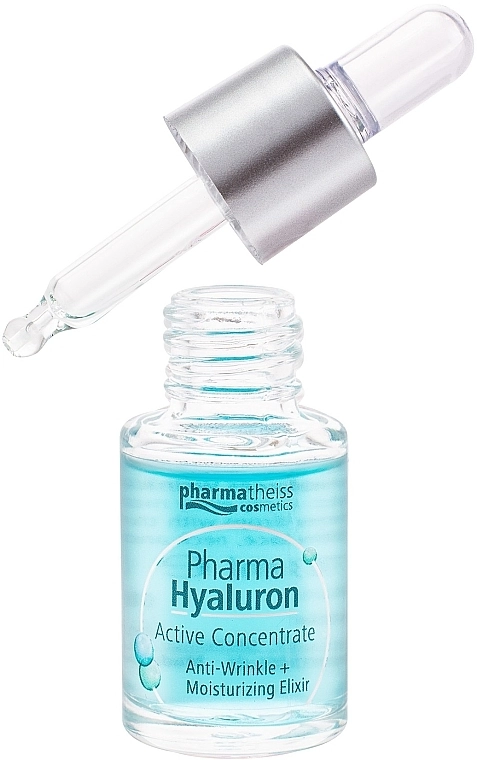 Pharma Hyaluron (Hyaluron) Сироватка для обличчя активний гіалурон + зволоження Pharmatheiss Cosmetics Active Concentrate Anti-wrinkle + Moisturizing Elixir - фото N4