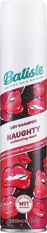 Сухий шампунь - Batiste Naughty Dry Shampoo, 200 мл - фото N1