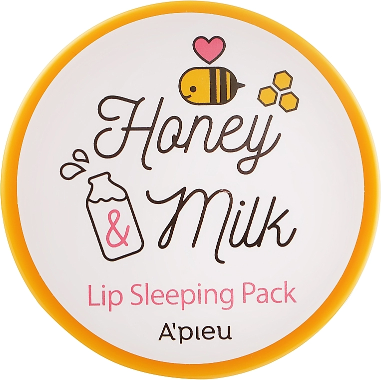 A'pieu Молочно-медова маска для губ Honey & Milk Lip Sleeping Pack - фото N1