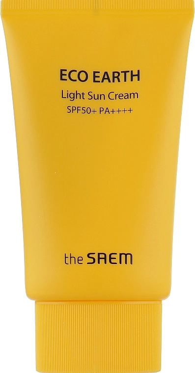Легкий солнцезащитный крем - The Saem Eco Earth Power Light Sun Cream SPF50+ PA+++, 50 мл - фото N2