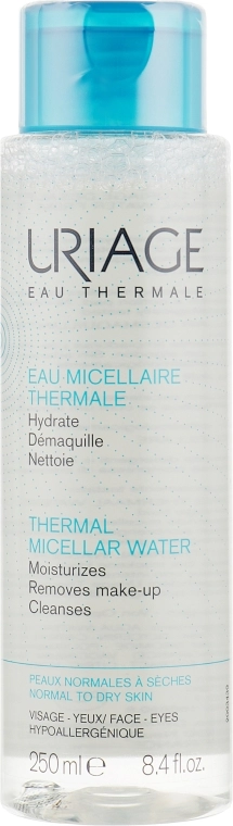 Uriage Мицеллярная вода для нормальной и сухой кожи Thermal Micellar Water Normal To Dry Skin - фото N1