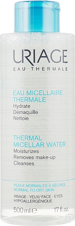 Uriage Мицеллярная вода для нормальной и сухой кожи Thermal Micellar Water Normal To Dry Skin - фото N3