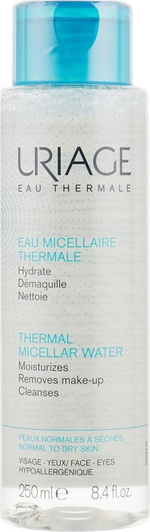 Uriage Міцелярна вода для нормальної шкіри Thermal Micellar Water Normal To Dry Skin - фото N1