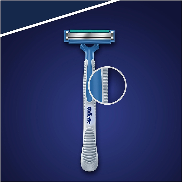 Gillette Набор одноразовых станков для бритья, 8шт Blue 3 Simple - фото N4