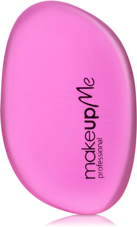 Make Up Me Силіконовий овальний спонж для макіяжу, рожевий Siliconepro - фото N1