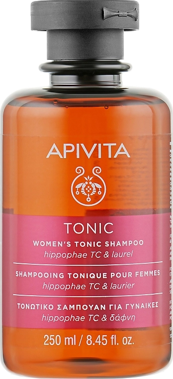Apivita Шампунь жіночий тонізуючий, з комплексом на основі обліпихи і лавра Women’s Tonic Shampoo With Hippophae TC & Bay Laurel - фото N1