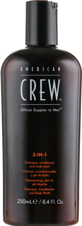 American Crew Засіб 3-в-1 по догляду за волоссям і тілом Classic 3-in-1 Shampoo, Conditioner&Body Wash - фото N1