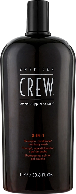 American Crew Средство 3-в-1 по уходу за волосами и телом Classic 3-in-1 Shampoo, Conditioner&Body Wash - фото N5