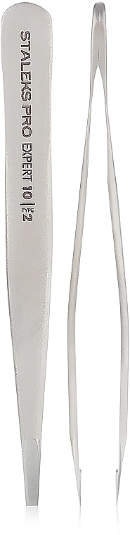 Staleks PRO Пинцет для бровей, TE-10/2 Expert 10 Type 2 - фото N2