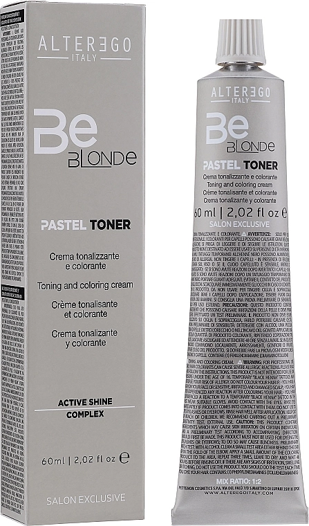 Alter Ego Безаммиачная тонирующая краска Be Blonde Pastel Toner - фото N2