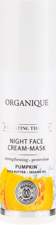 Organique Інтенсивно зволожувальна нічна крем-маска Hydrating Therapy Night Face Cream-Mask - фото N1