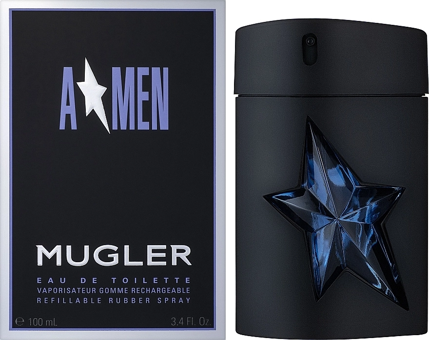 Mugler A Men Rubber Refillable Туалетная вода - фото N2