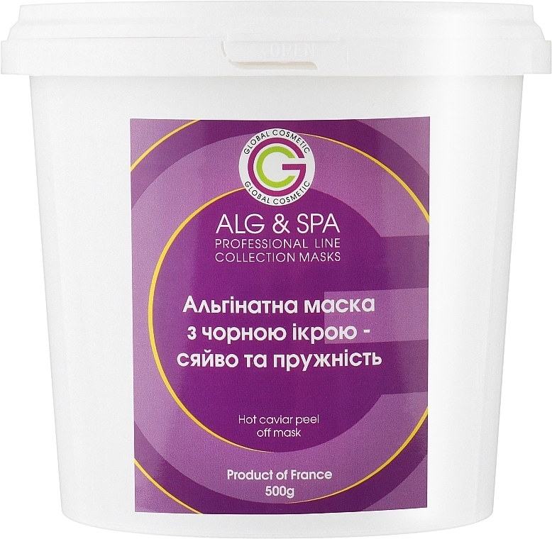 ALG & SPA Альгінатна маска "Ліфтинг" Professional Line Collection Peel off Hot Caviar - фото N2