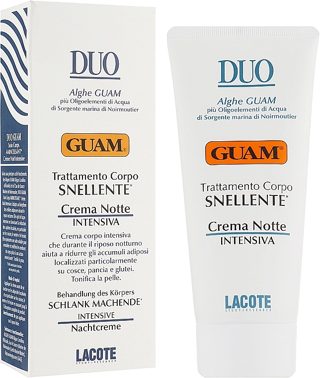 Guam Ночной крем для тела "Стройный силуэт" Duo Reshaping Body Trearment Night Cream - фото N2