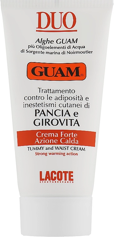 Guam Крем для живота и талии с активным разогревающим эффектом Duo Intensive Warm Treatment Cream - фото N1