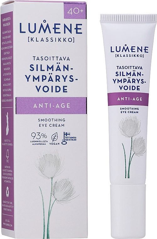 Lumene Омолаживающий крем для кожи вокруг глаз Klassiko Smoothing Eye Cream - фото N2