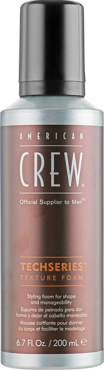 American Crew Пінка для текстурування волосся Official Supplier to Men Techseries Texture Foam - фото N1