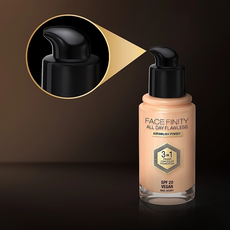Max Factor Facefinity All Day Flawless 3-in-1 Foundation SPF 20 Тональна основа - фото N4