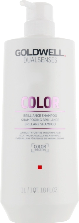 Шампунь для збереження кольору волосся - Goldwell Dualsenses Color Brilliance, 1000 мл - фото N1