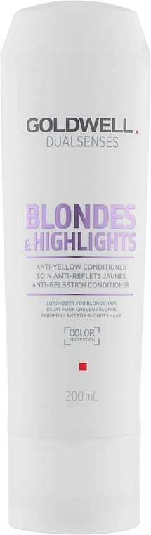 Goldwell Кондиціонер проти жовтизни для освітленого волосся Dualsenses Blondes&Highlights Anti-Yellow Conditioner - фото N3