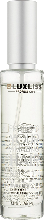 Luxliss Кератиновий сперй для блиску волосся Keratin Heat Protecting Shine Mist - фото N1