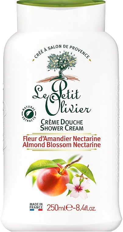 Le Petit Olivier Крем для душу "квіти мигдалю і нектарин" Almond Blossom Nectarine - фото N1