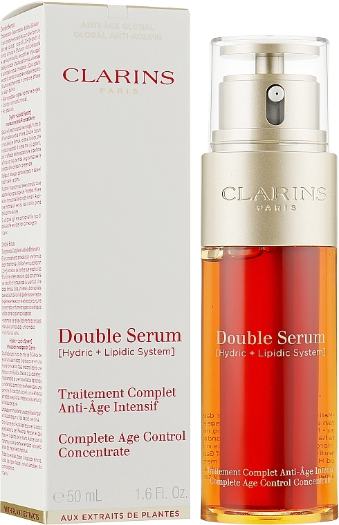 Clarins Подвійна сироватка Double Serum Complete Age Control Concentrate - фото N3