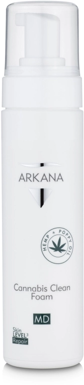 Arkana Пенка для демакияжа сухой и чувствительной кожи Cannabis Clean Foam - фото N2