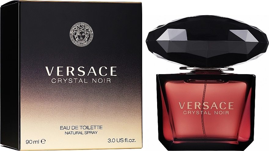 Туалетная вода женская - Versace Crystal Noir, 90ml - фото N2