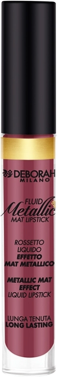 Deborah Fluid Metallic Mat Lipstick Жидкая помада для губ - фото N1