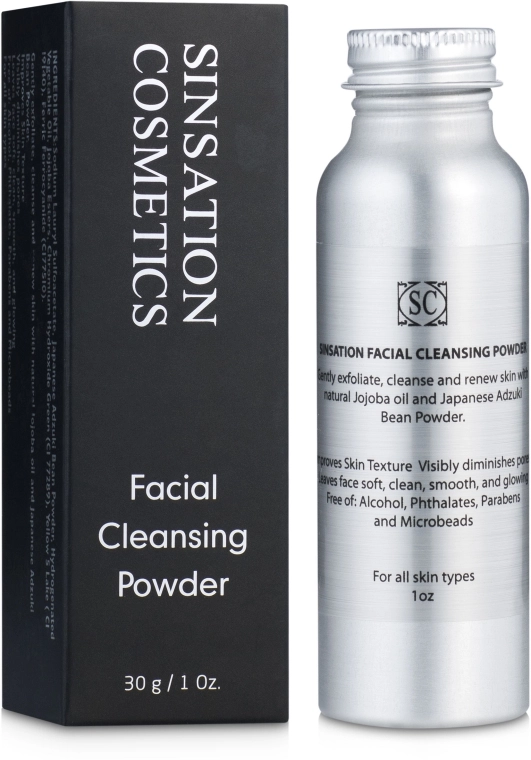 Sinsation Cosmetics Очищувальна пілінг-пудра для обличчя Facial Cleansing Powder - фото N1