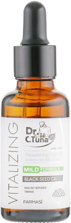 Farmasi Масло для волос с черным тмином Dr. Tuna Black Seed Noirishing Hair Oil - фото N2